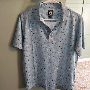 FootJoy blue/purple polo